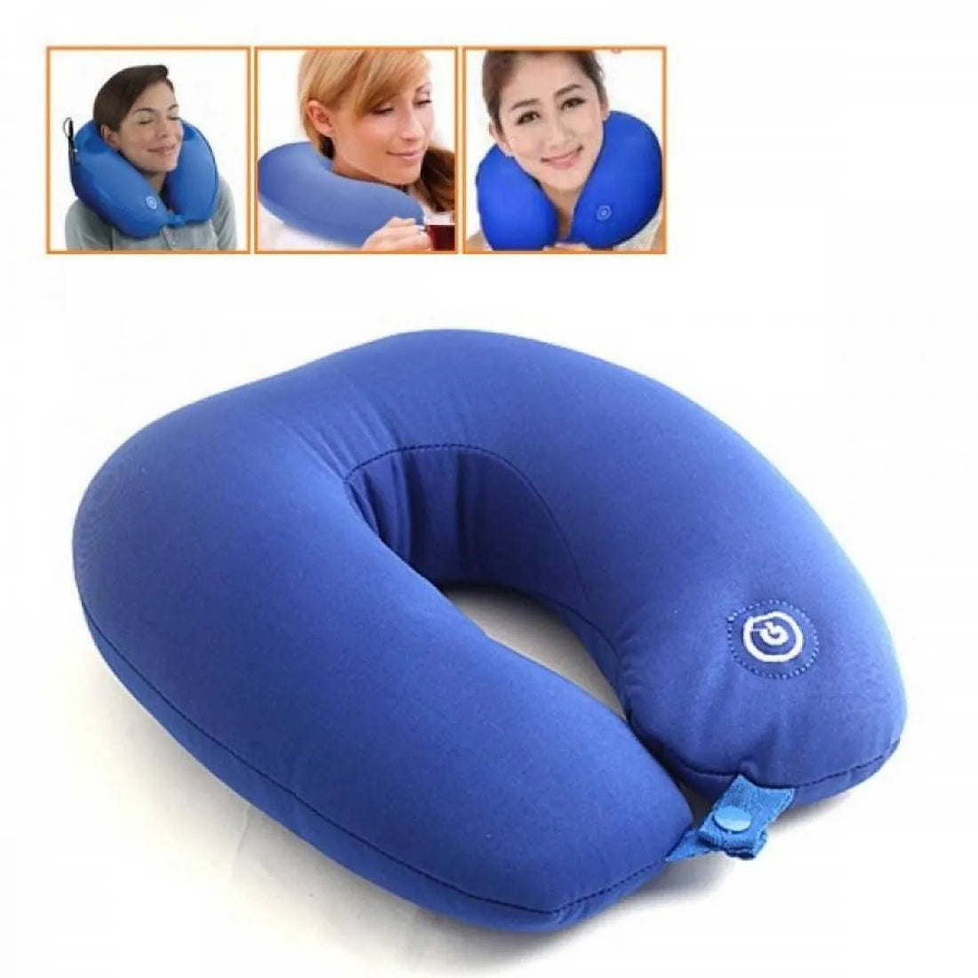 U-Shaped Electric Neck Massager Cushion – Lightweight Portable Neck Pillow for Pain Relief & Comfort