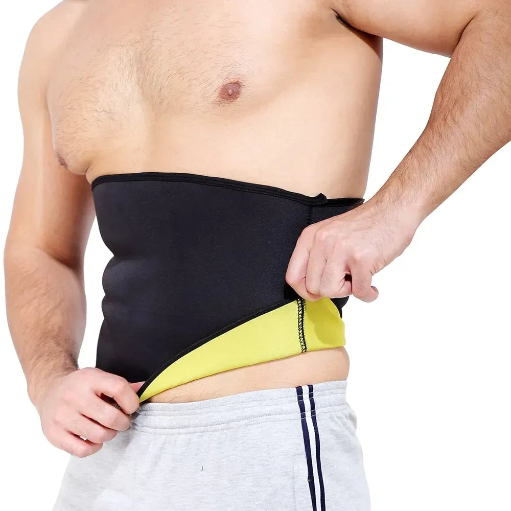Hot Shaper Belt – Waist Trimmer & Sweat Slimming Belt for Home Gym Workouts