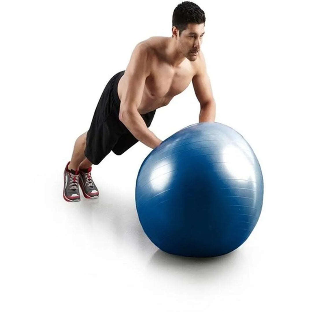 Yoga Anti-Burst Exercise Ball with Pump – Fitness Stability Gym Ball for Home Workouts