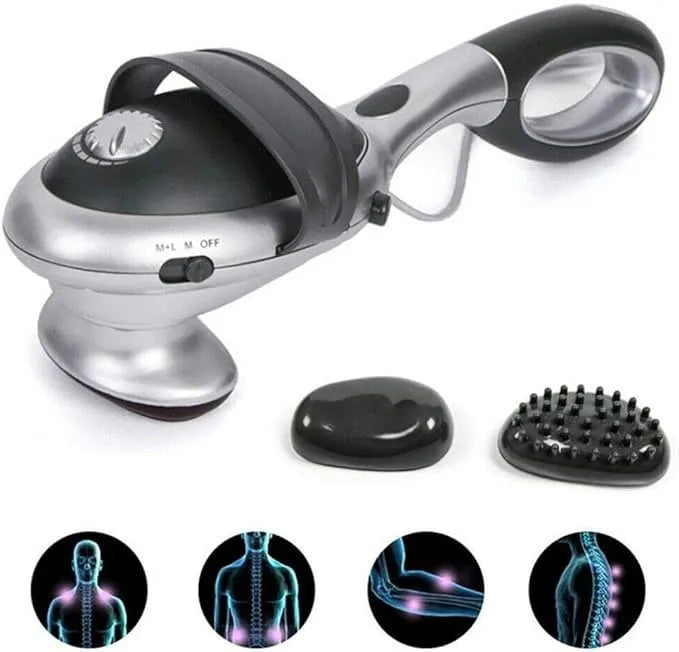 Electric Heated Handheld Infrared Massager – Neck, Back & Full Body Pain Relief Health Care Device