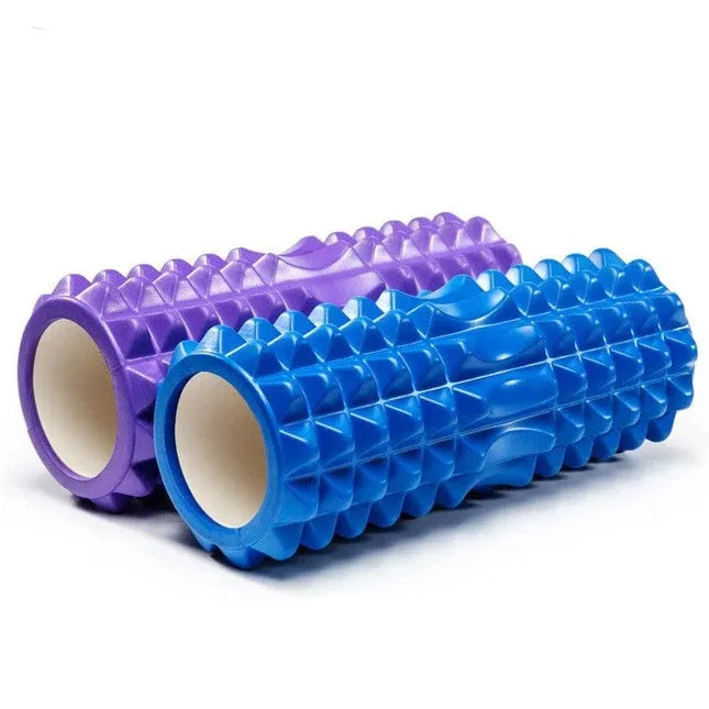 Yoga Foam Grid Roller – 13" & 18" High-Density Foam Roller for Muscle Recovery, Stretching & Massage Therapy