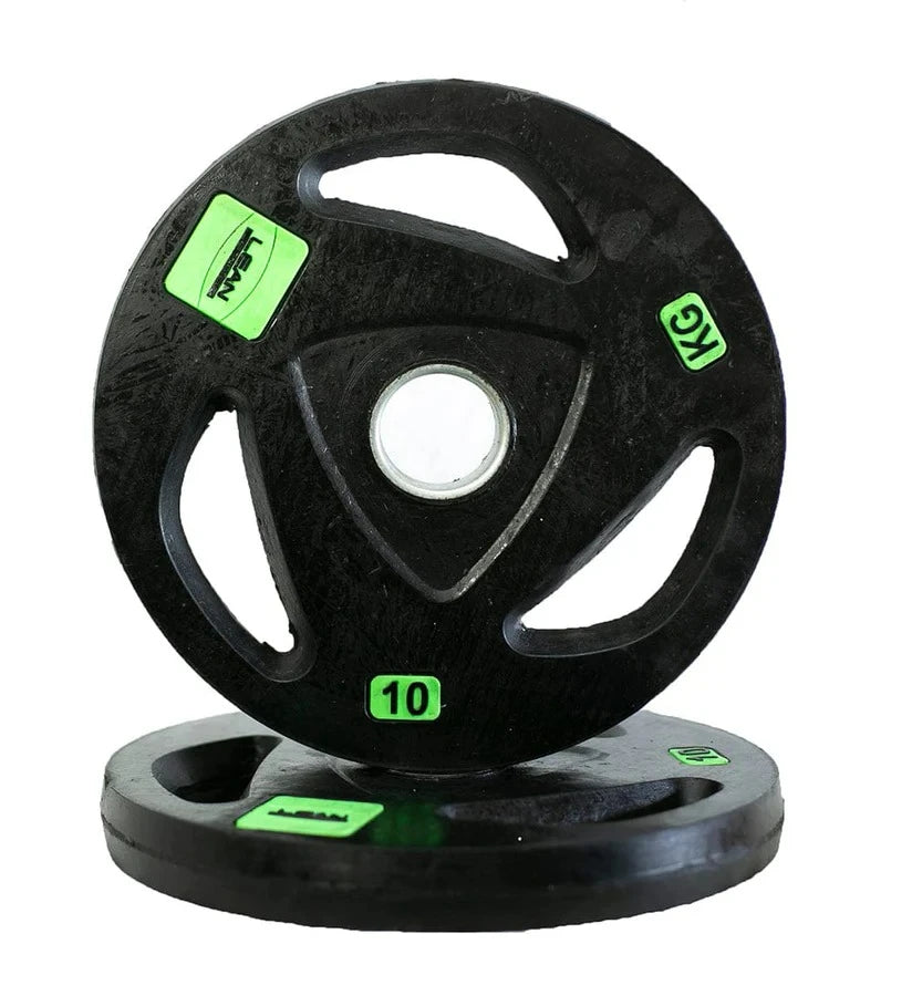 Olympic Rubber Coated Commercial Weight Plates (2.5–20 KG) – 2 Inch Olympic Gym Plates for Strength Training