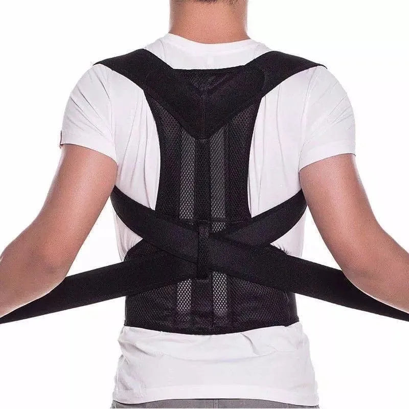 Adjustable Posture Back Belt – Spine Support & Back Straightener for Home Fitness