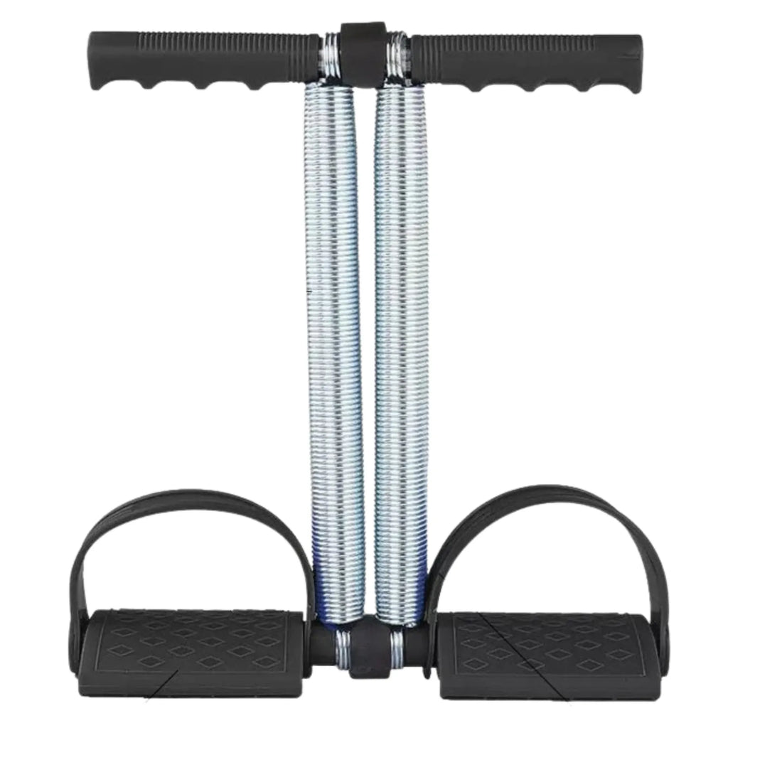 Double Spring Tummy Trimmer for Home Gym Workout – Available in High Quality | Heavy Duty Resistance Spring Ab Exerciser for Belly Fat, Core Strength & Full Body Fitness